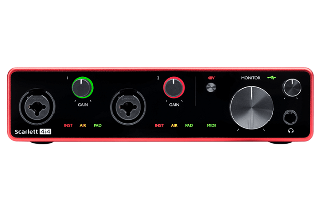 Externá zvuková karta Focusrite Scarlett 4i4 3rd Gen
