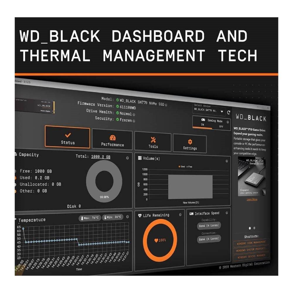 SSD disk WD Black SN770 