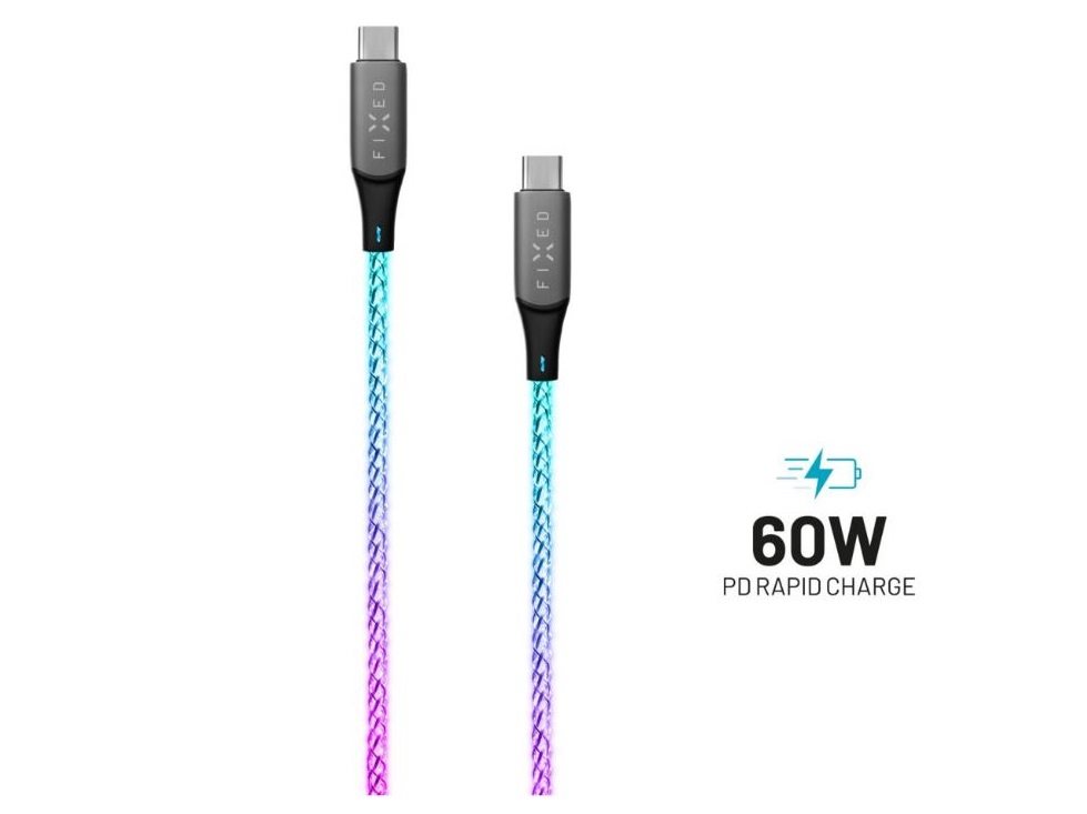 FIXED LED Cable USB-C/USB-C power cable