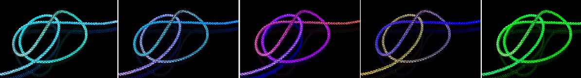 FIXED LED Cable USB-C/USB-C power cable