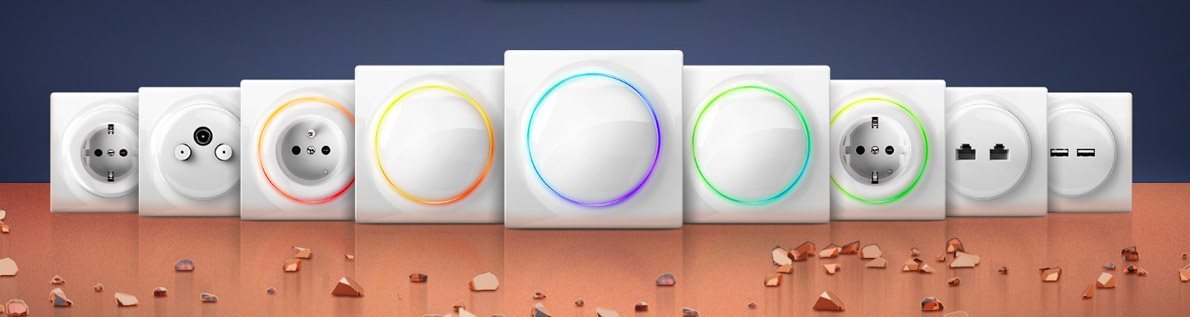 zásuvka Fibaro Walli