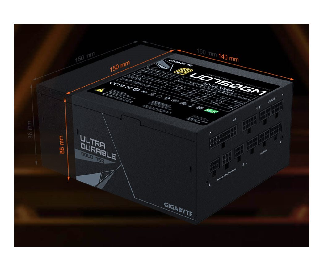 Počítačový zdroj GIGABYTE UD750GM Počítačový zdroj GIGABYTE UD750GM