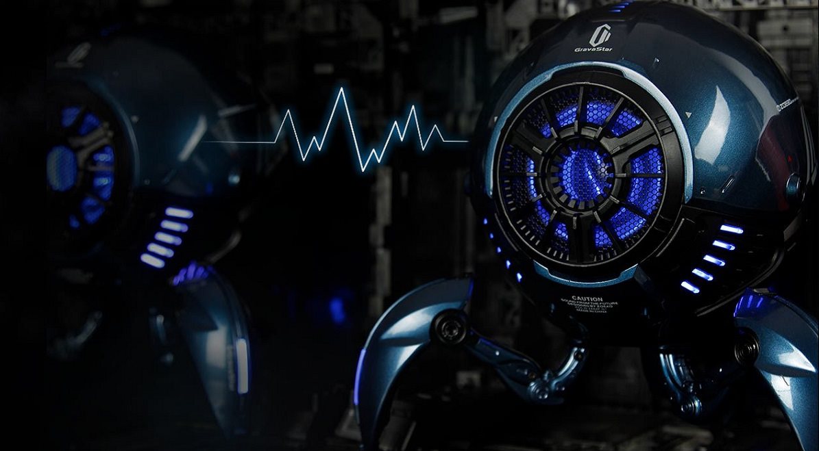 Bluetooth reproduktor Gravastar Mars Sci-fi Blue