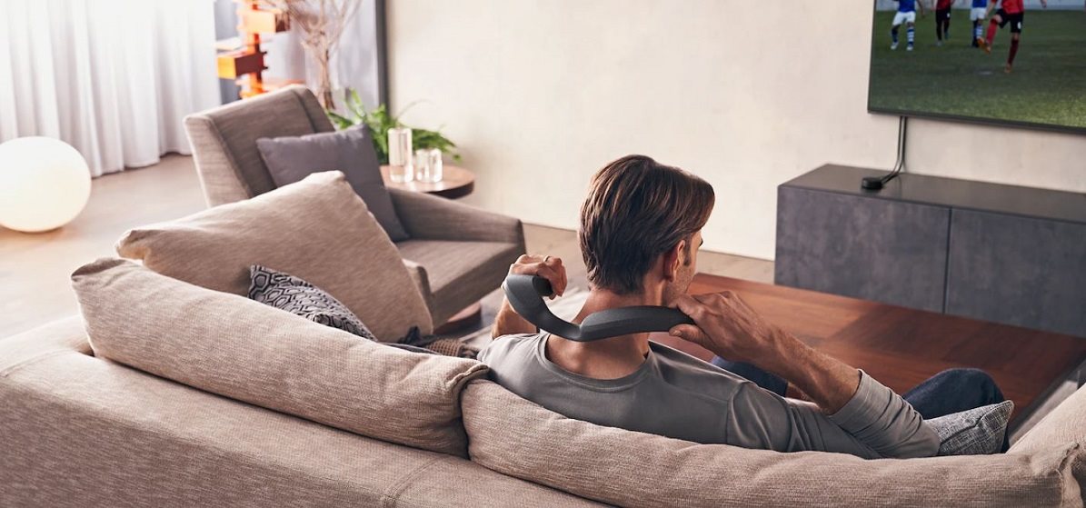 Bluetooth Speaker - Sony SRS-NS7B Wireless Neckband Speaker