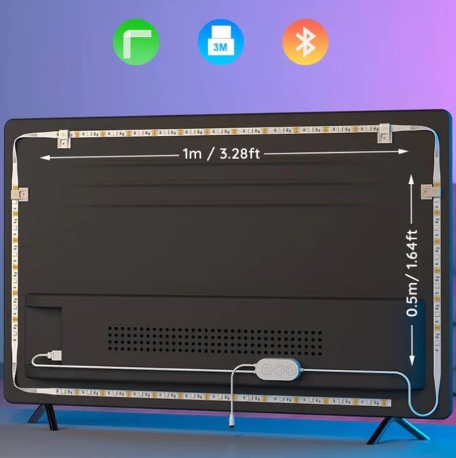 SMART LED pásek Govee TV 46-60" RGB 