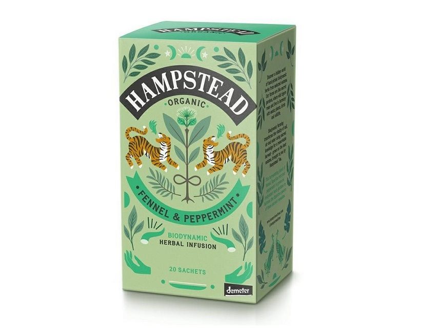 Hampstead Tea BIO Fenyklový čaj s mátou 20 ks 
