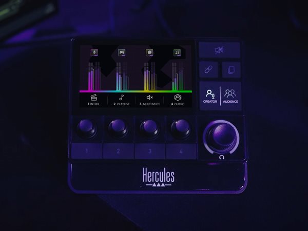 MIDI kontrolér HERCULES STREAM 200 XLR