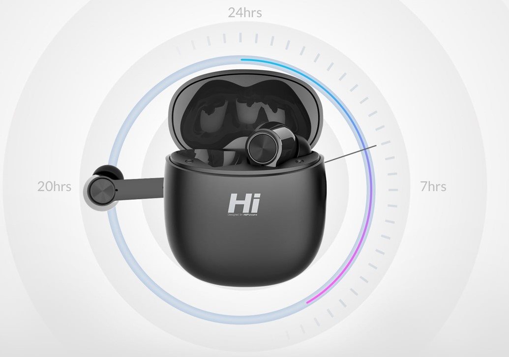 Bezdrôtové slúchadlá HiFuture FlyBuds Pro Pink