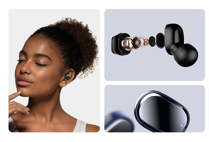 Bezdrôtové slúchadlá HiFuture OlymBuds 2 Black Bezdrôtové slúchadlá HiFuture OlymBuds 2 Black
