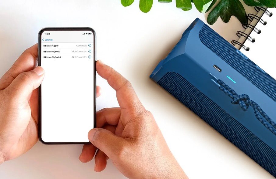 Bluetooth speaker HiFuture Ripple red