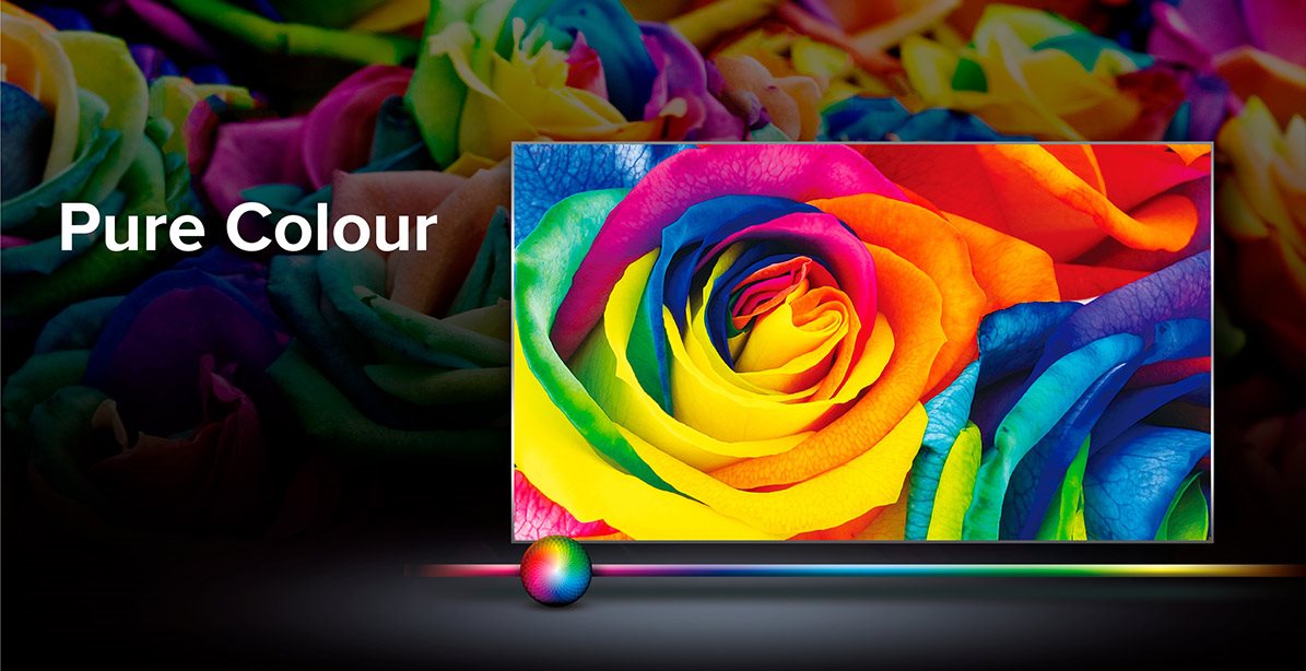 Pure Color technology Přesné podání barev