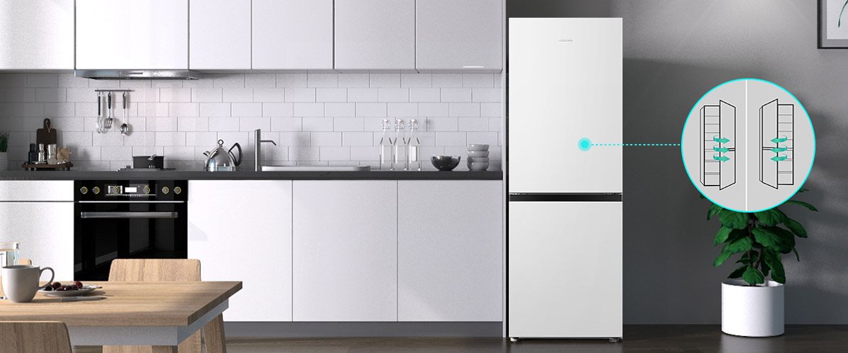 Lednice HISENSE RB291D4CWF s mrazákem dole