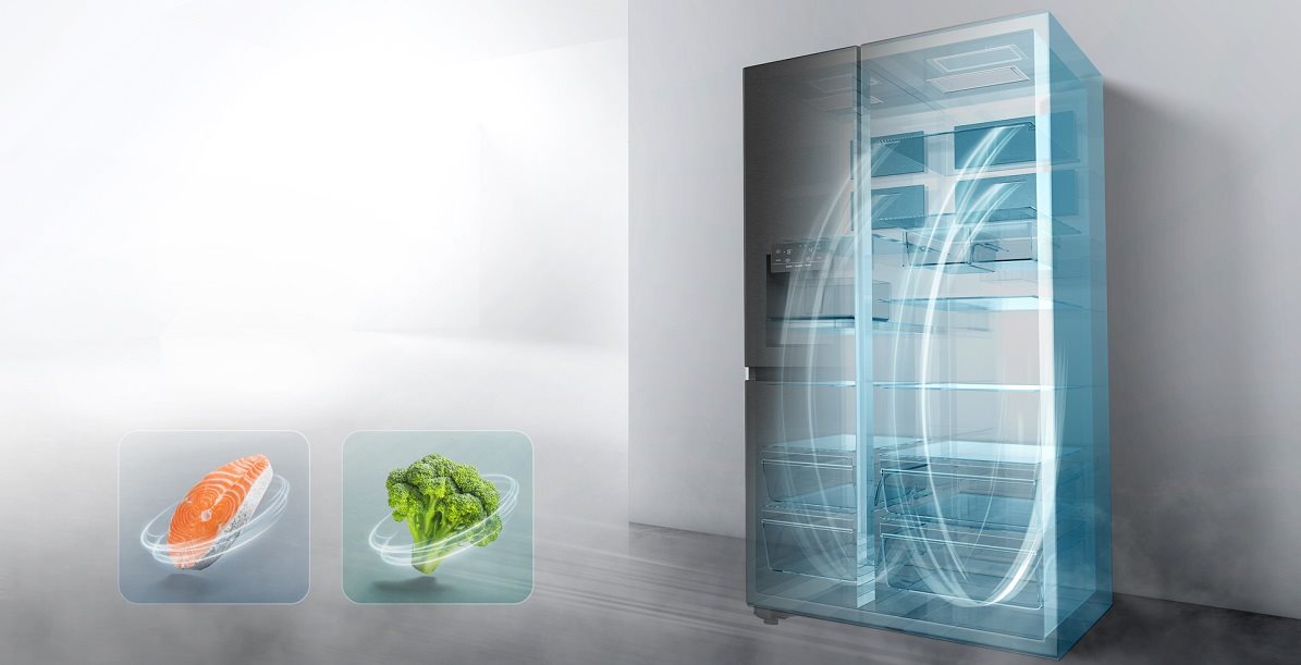 HISENSE RS818N4TFE American-Style Fridge Freezer HISENSE RS818N4TFE American-Style Fridge Freezer