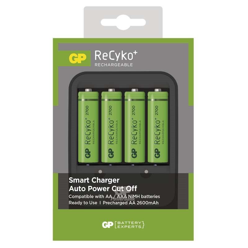 GP PowerBank PB570 Napájení v rozmezí od 100 do 240 V AC umožňuje bezproblémové použití v zásuvkách po celém světě