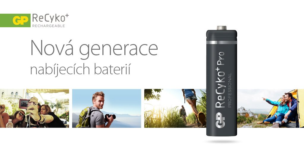 New generation of the GP ReCyko Pro batteries