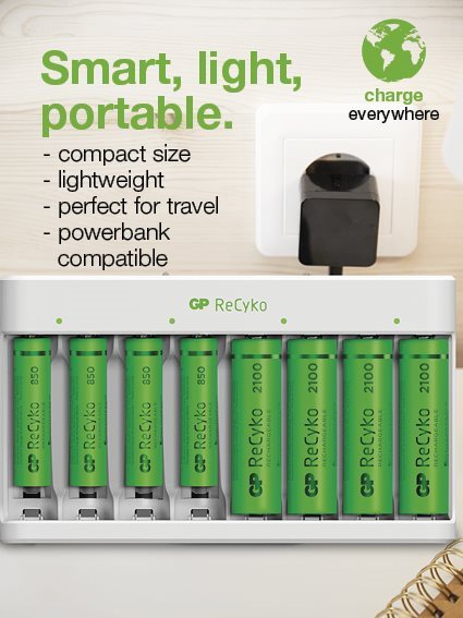 Battery Charger GP Eco E811