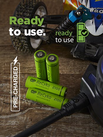 GP ReCyko Cordless AAA (HR03)
