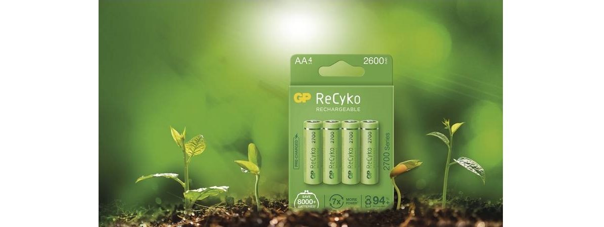 GP ReCyko Cordless AAA