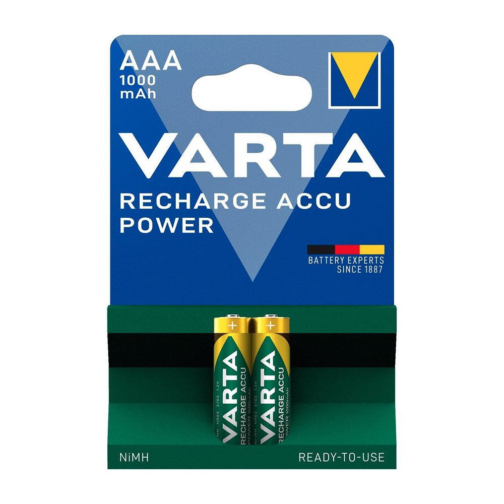 Batéria nabíjacia VARTA Recharge Accu Power AAA 1 000 mAh