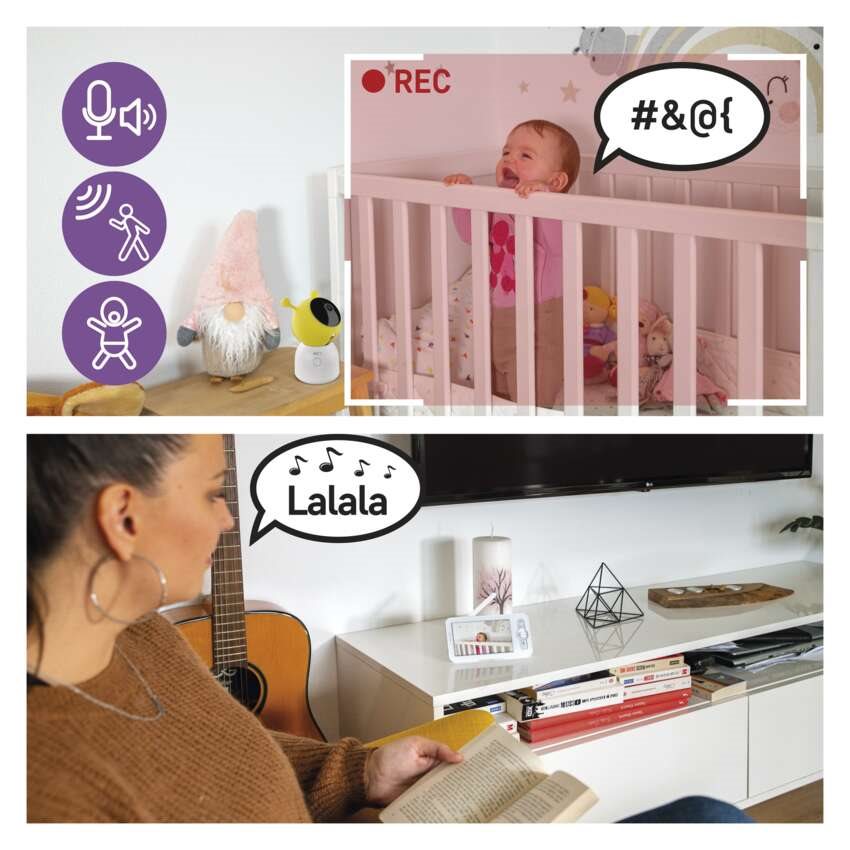 EMOS GoSmart IP-500 Guard Babyphone mit Monitor und Wifi