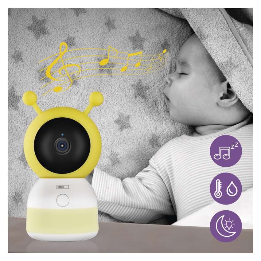 EMOS GoSmart IP-500 Guard Babyphone mit Monitor und Wifi