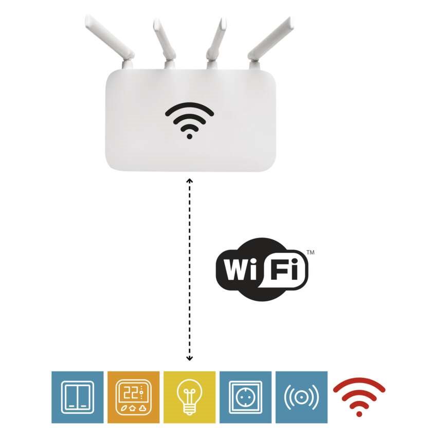 LED bulb EMOS Smart LED bulb GoSmart A60 E27 9 W (60 W) 806 lm RGB dimmable Wi-Fi