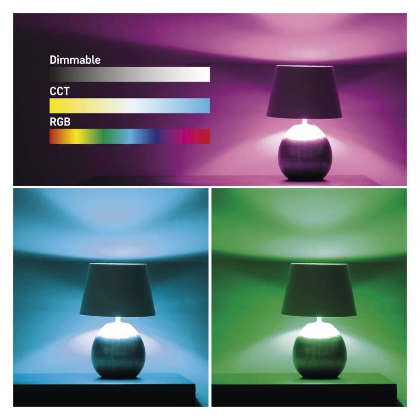 LED žárovka EMOS Chytrá LED žárovka GoSmart svíčka E14 4,8 W (40 W) 470lm RGB stmívatelná Zigbee