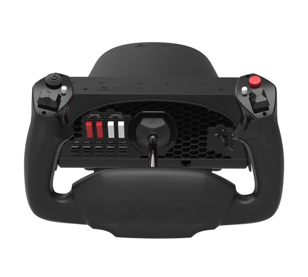 oneycomb Alpha Flight Controls Yoke a Switch Panel