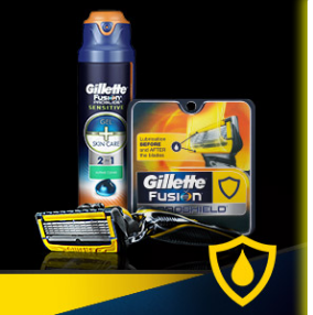 Triple protection while shaving