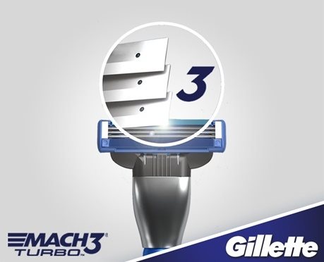 GILLETTE Mach3 TURBO 3D GILLETTE Mach3 TURBO 3D