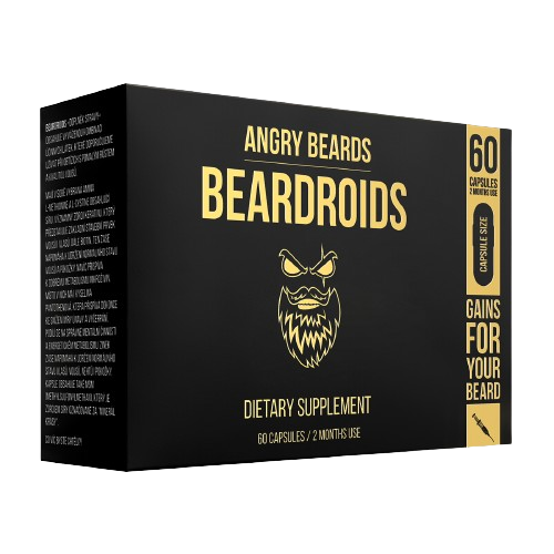 Prípravok na rast fúzov ANGRY BEARDS Beardroids