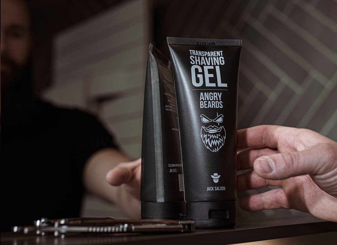 Angry Beards Transparent shaving gel