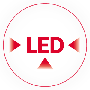 Hoover HWC 2536, LED