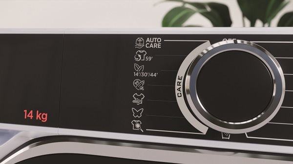 HOOVER HW4 37XMBB/1-S slim washing machine HOOVER HW4 37XMBB/1-S slim washing machine