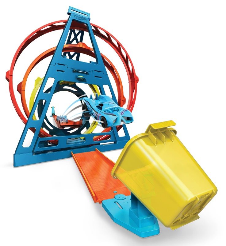 Game Set Hot Wheels Track Builder Unlimited Triple Loop Kit