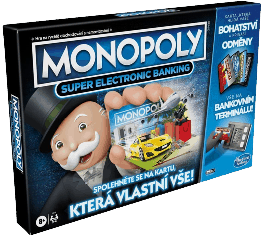 Společenská hra Monopoly Super elektronické bankovnictví 