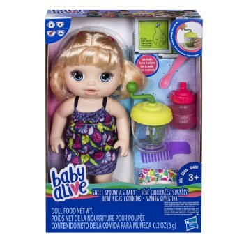 Baby Alive Blonďatá panenka s mixérem Baby Alive Blonďatá panenka s mixérem
