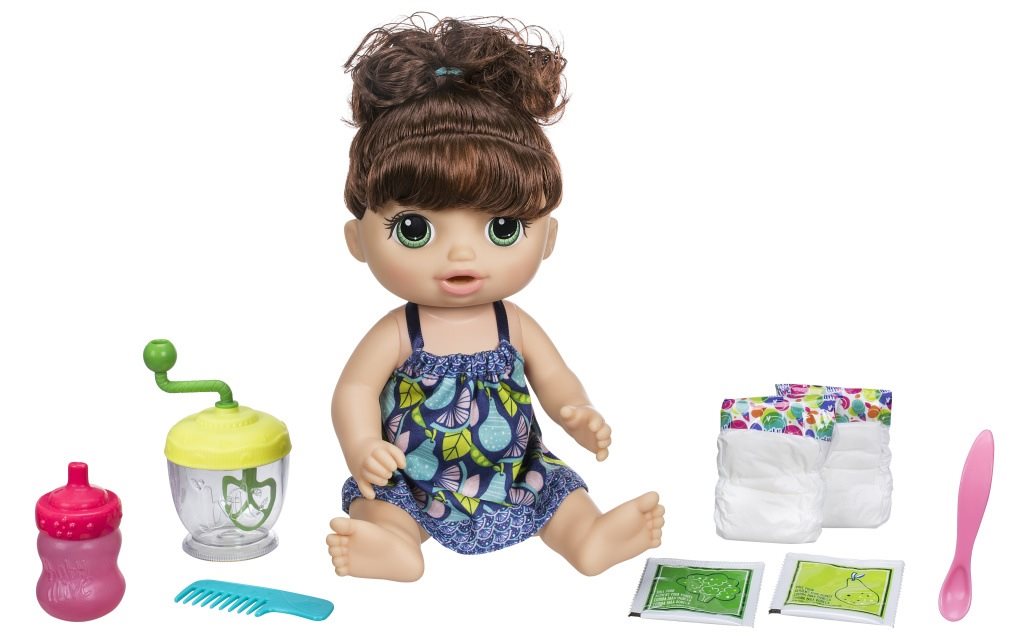 Baby Alive Tmavovlasá panenka s mixérem Baby Alive Tmavovlasá panenka s mixérem