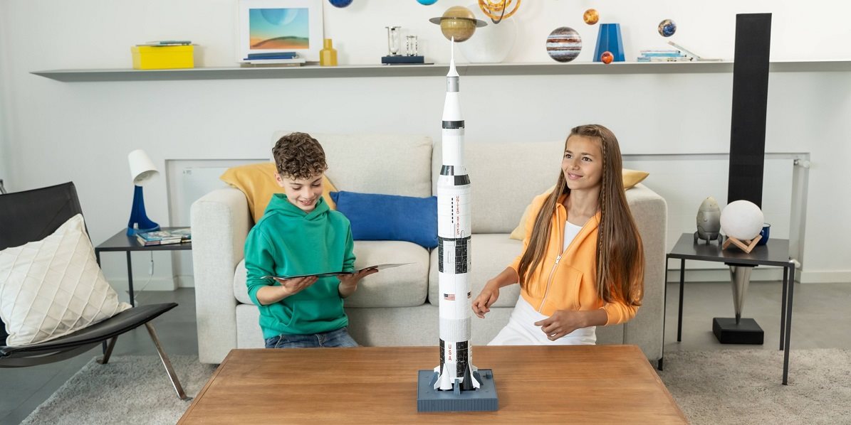3D puzzle Vesmírna raketa Saturn V