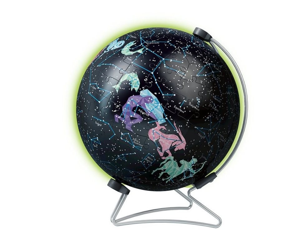 3D puzzle-Ball Svietiaci glóbus: Hviezdna obloha
