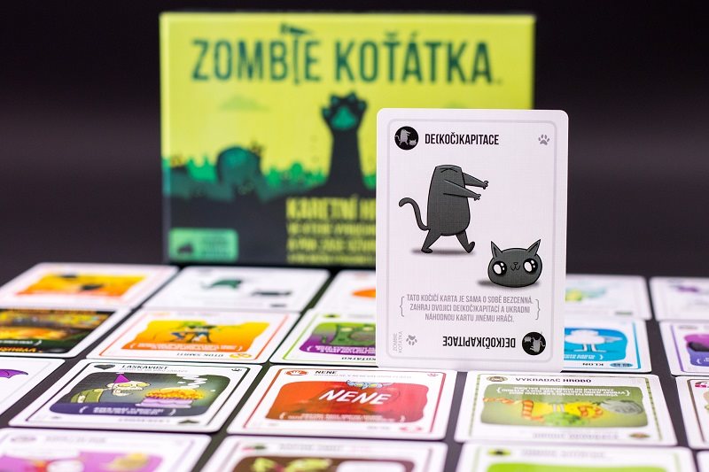 Kartová hra Zombie mačiatka