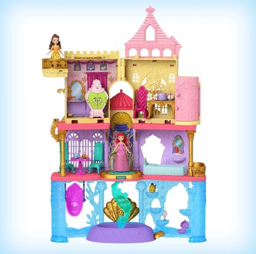 Panenka Disney Princess Malá panenka Ariel a královský zámek