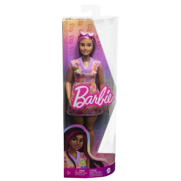 Barbie Modelka – Šaty so sladkými srdiečkami