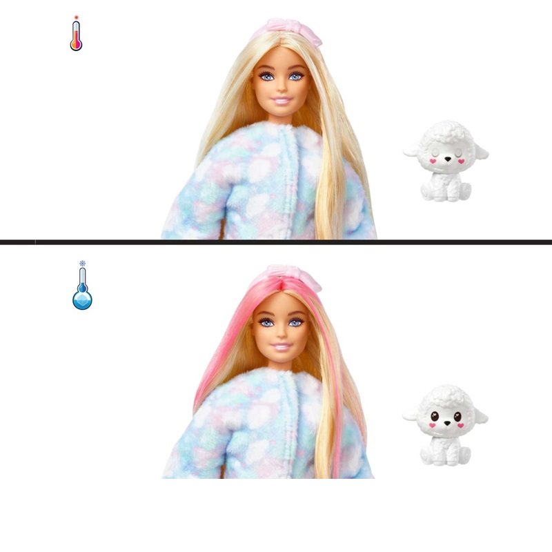 Bábika Barbie Cutie Reveal Barbie pastelová edícia – Ovca