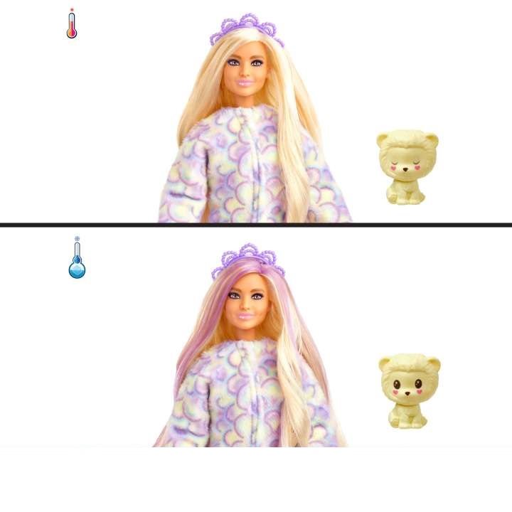 Bábika Barbie Cutie Reveal Barbie pastelová edícia – Lev