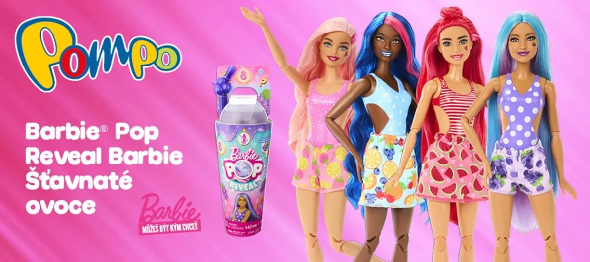 Bábika Barbie Pop Reveal Barbie šťavnaté ovocie – Ovocný punč