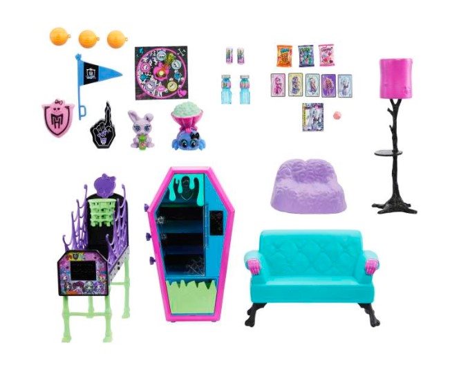 Nábytok pre bábiky Monster High Strašidelná študovňa monsteriek