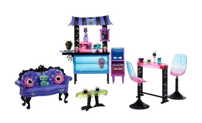 Nábytok pre bábiky Monster High Kaviareň pri náhrobku