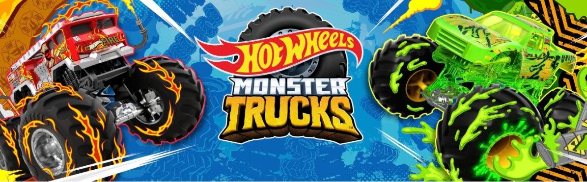 Autodráha Hot Wheels Monster Trucks Mega-Wrex versus Crushzilla v aréne