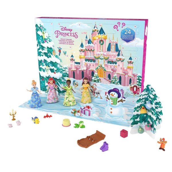 Adventný kalendár Disney Princess Adventný kalendár s malými bábikami 2023